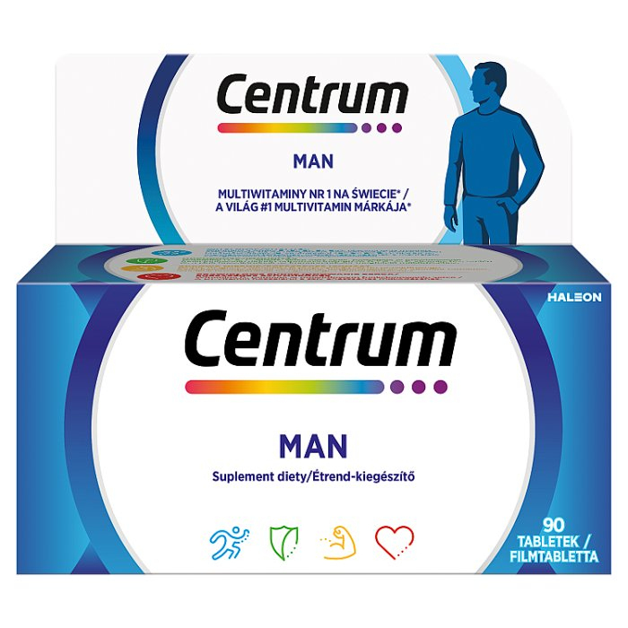 Centrum Man multiwitamina dla mężczyzn tabletki, 90 szt.