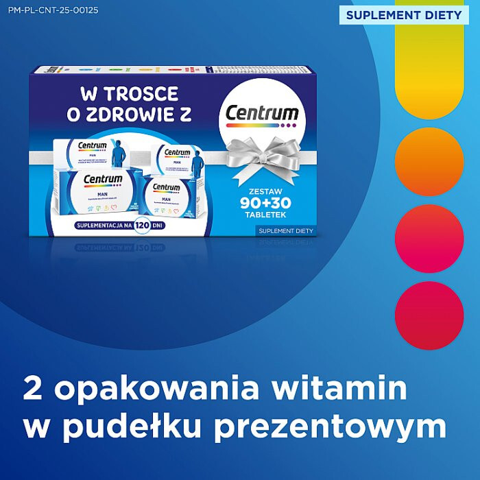 Centrum Man tabletki z witaminami i minerałami dla mężczyzn, 120 szt.