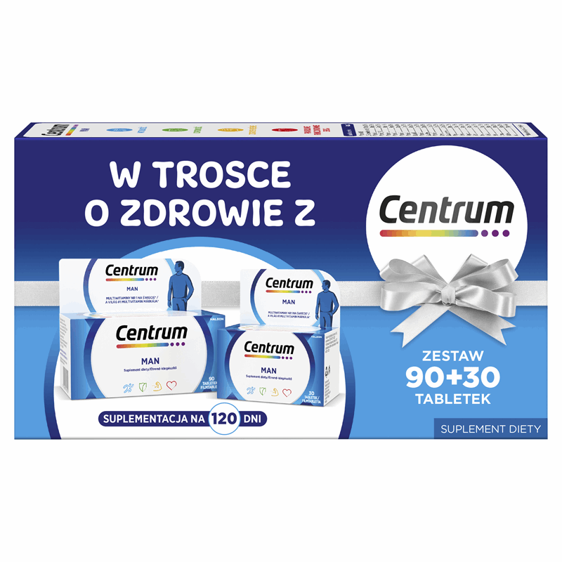 Centrum Man tabletki z witaminami i minerałami dla mężczyzn, 120 szt.