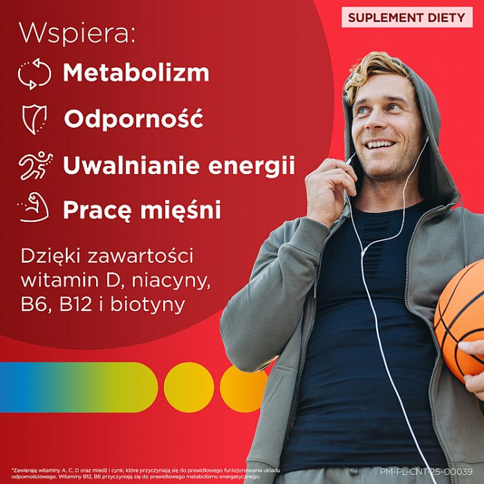 Centrum MultiGummies Adults Energy Release żelki z witaminami B6 i B12, 60 szt.