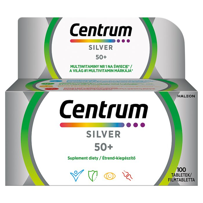 Centrum Silver 50+ witaminy i minerały powyżej 50 roku tabletki, 100 szt.