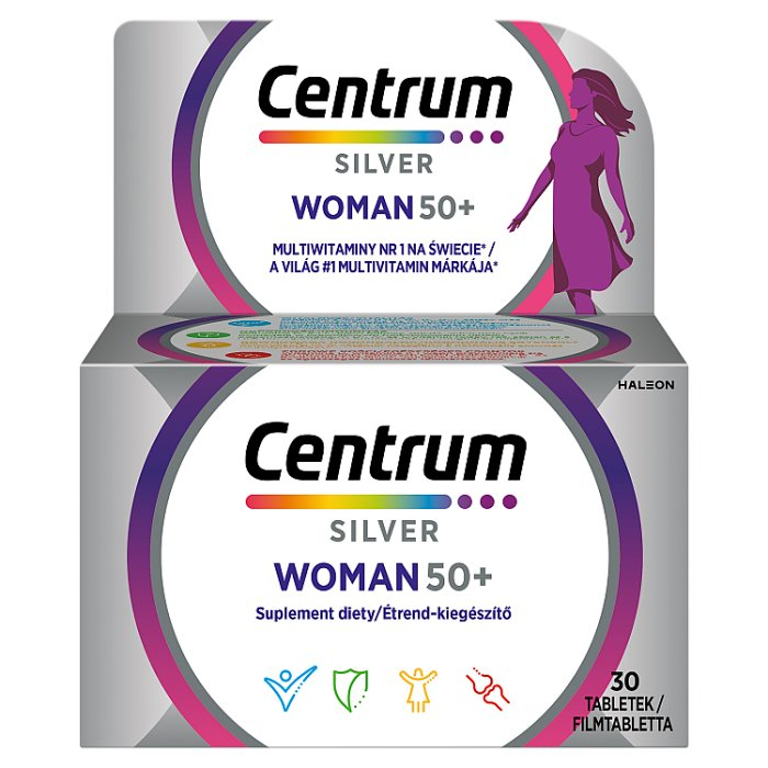 Centrum Silver Woman 50+ multiwitamina dla kobiet tabletki, 30 szt.