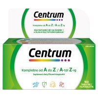 Centrum tabletki zawierające zestaw witamin od A do Z, 100 szt.
