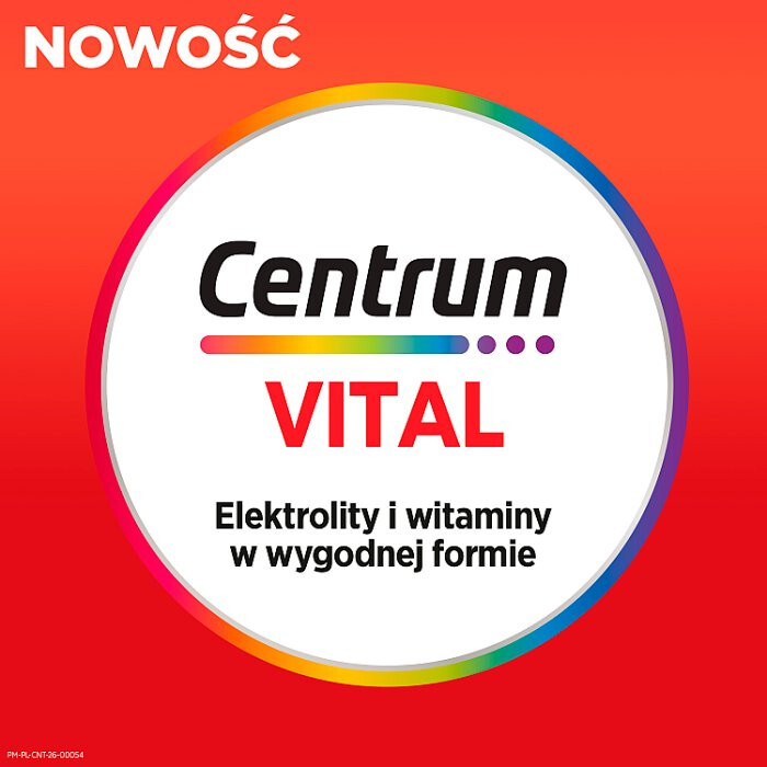 Centrum Vital Senior tabletki musujące o smaku wiśniowym, 20 szt.