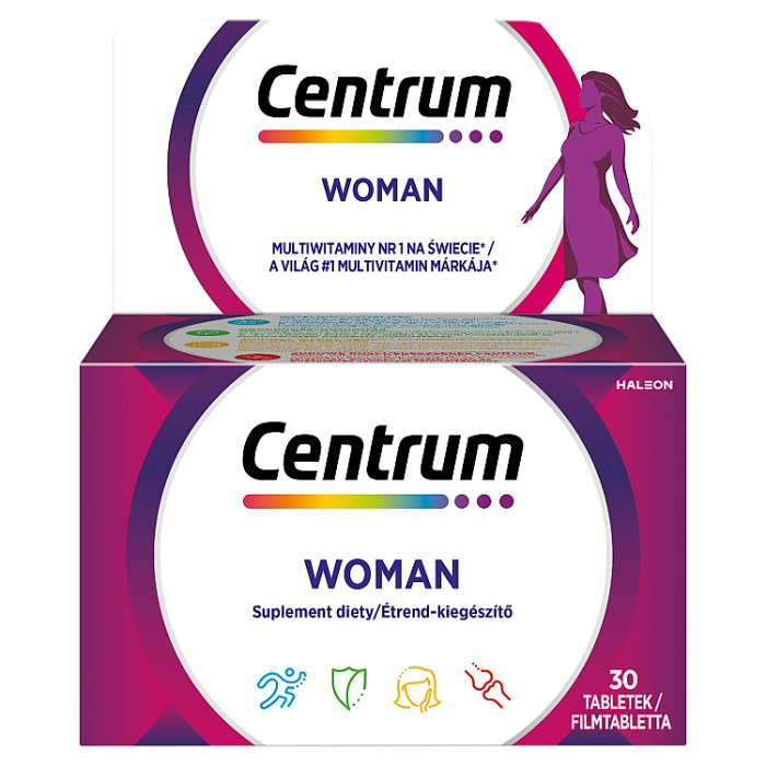 Centrum Woman tabletki z witaminami i minerałami dla kobiet, 30 szt.