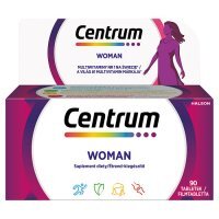 Centrum Woman tabletki z witaminami i minerałami dla kobiet, 90 szt.