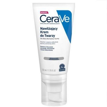 CeraVe krem nawilżający do twarzy do skóry normalnej i suchej, 52 ml
