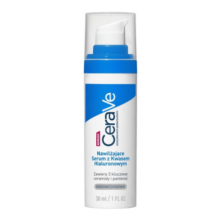 CeraVe Nawilżające Serum do twarzy z kwasem hialuronowym, 30 ml
