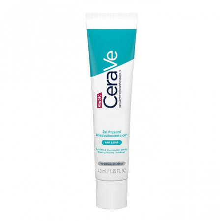 CeraVe Żel przeciw niedoskonałościom do skóry tłustej i trądzikowej, 40 ml