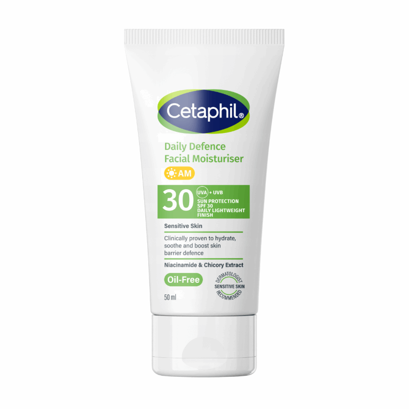 Cetaphil Daily Defense Facial Moisturiser Krem nawilżający na dzień SPF 30, 50 ml