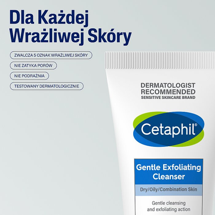 Cetaphil Delikatny żel oczyszczający z peelingiem 178 ml