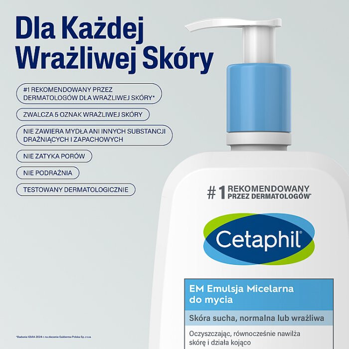 Cetaphil EM emulsja micelarna, 500 ml