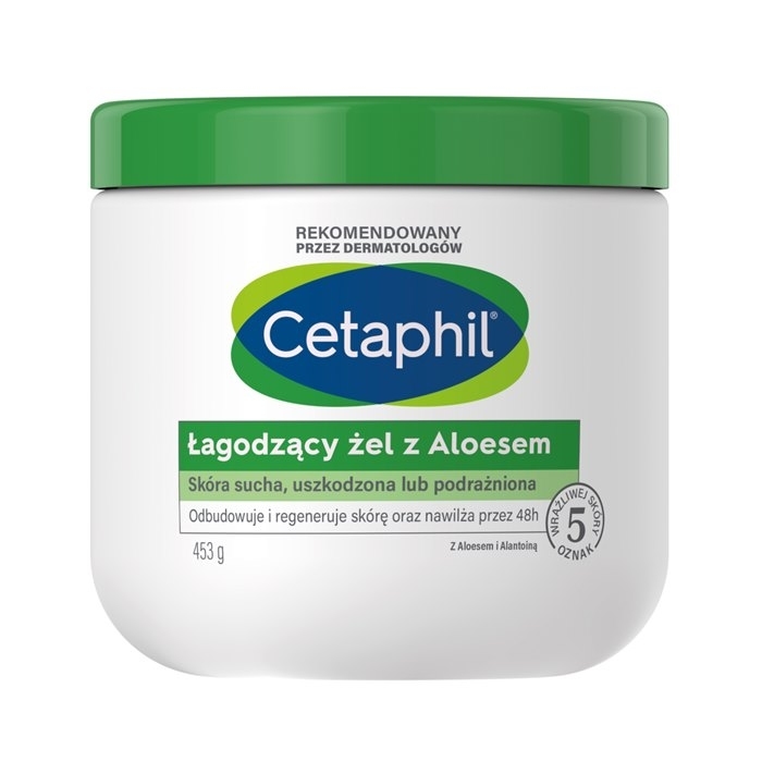 Cetaphil łagodzący żel z aloesem do skóry przesuszonej i uszkodzonej, 453 g