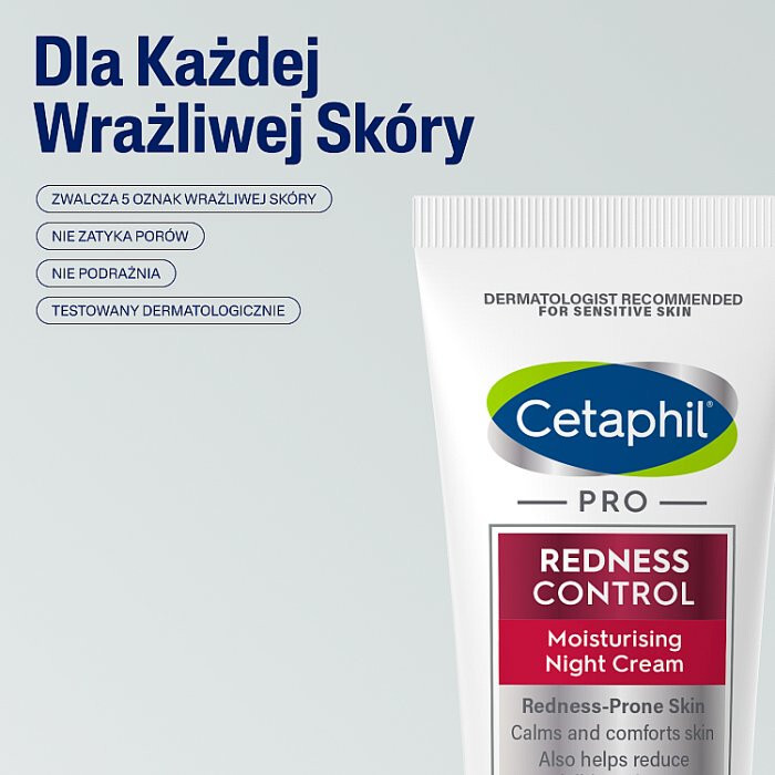 Cetaphil PRO Redness Control krem na noc 50 ml