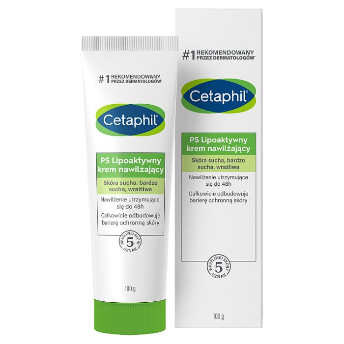 Cetaphil PS lipoaktywny krem nawilżający do skóry suchej i wrażliwej, 100 g