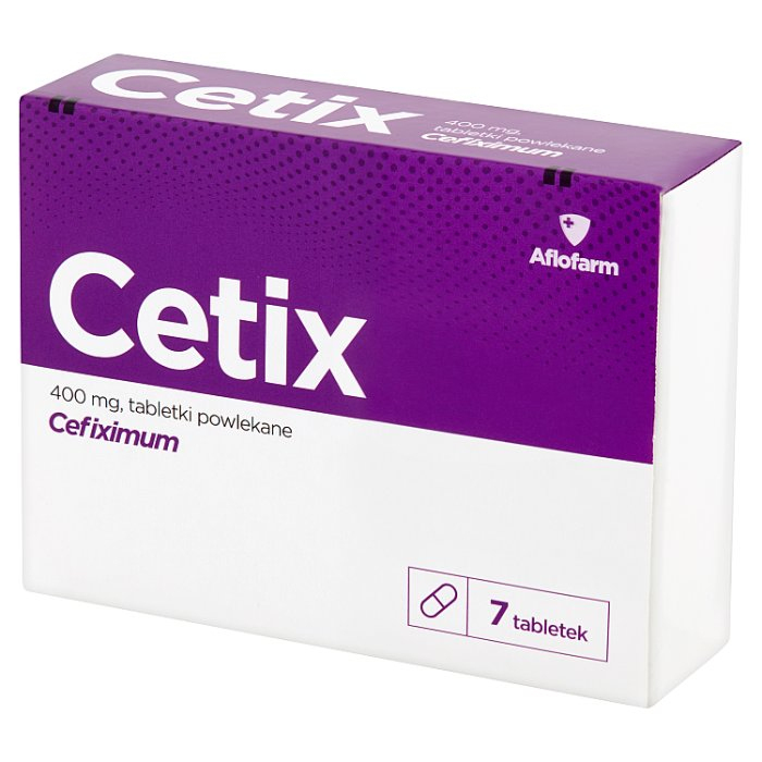 Cetix 400 mg, 7 tabletek powlekanych
