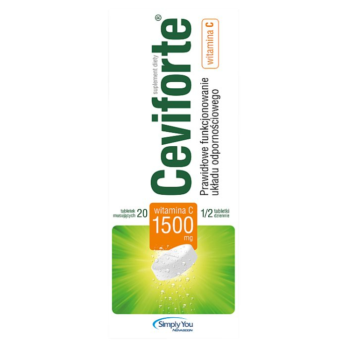 Ceviforte C 1500 20 tabletek musujących / Witamina C