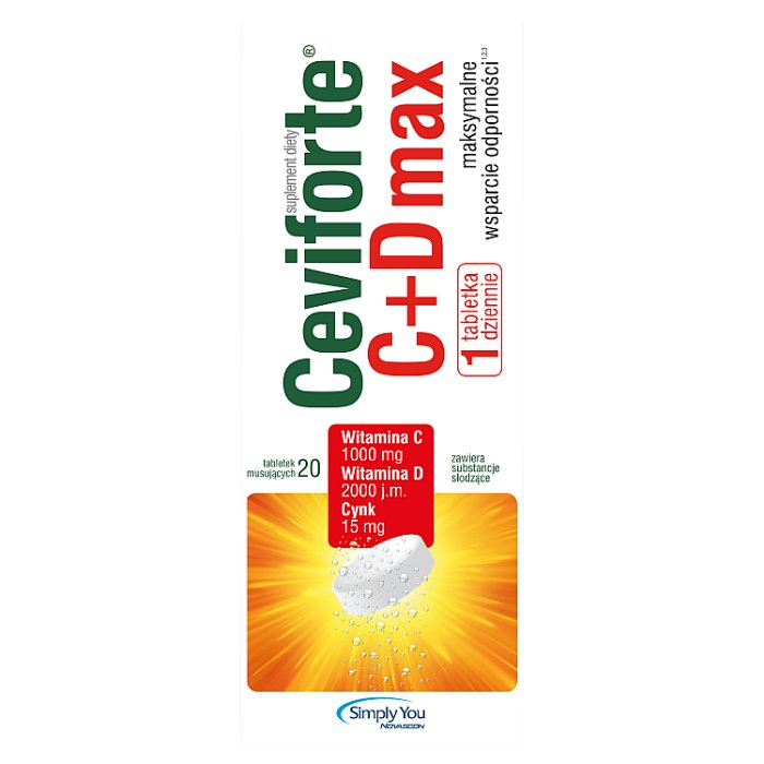 Ceviforte Max 20 tabletek musujących