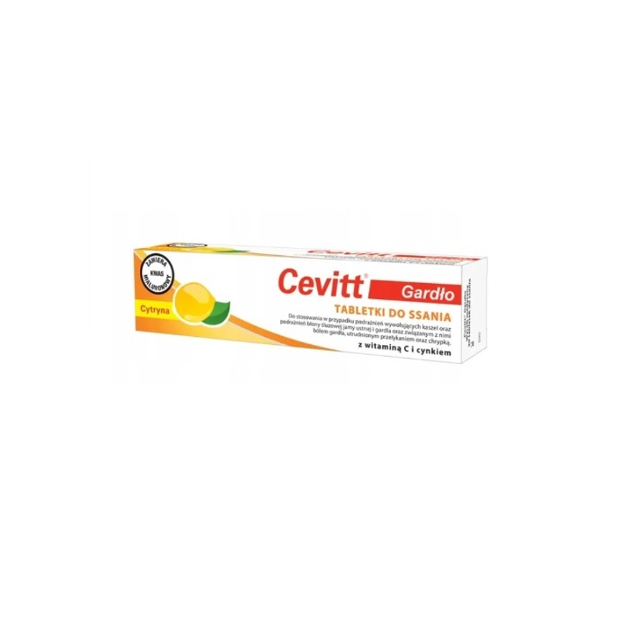 Cevitt Gardło (smak cytryna) 20 tabl.