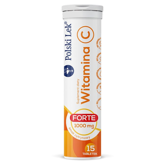 Cewitan tabletki musujące o smaku cytryNowym, 15 szt.