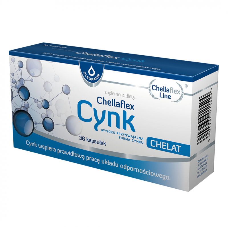 Chellaflex Cynk kapsułki, 36 szt.