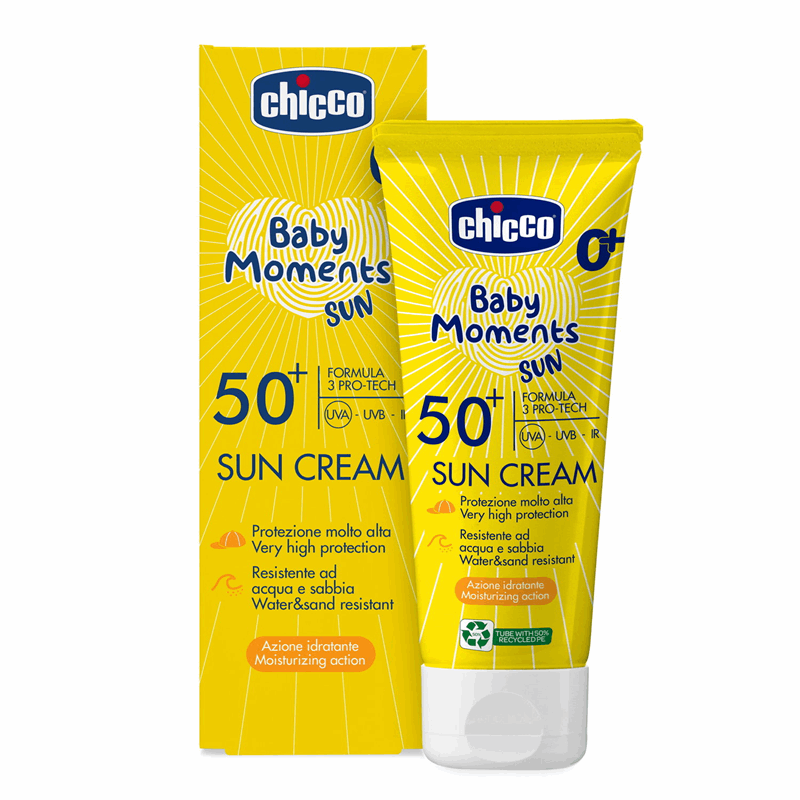Chicco Baby Moments Sun Krem do opalania SPF 50+, 75 ml