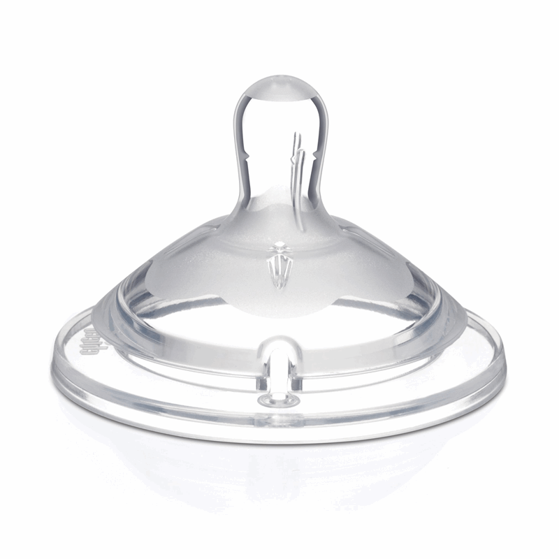 Chicco Smoczek silikonowy do butelki NaturalFeeling do kaszki 6m+, 2 szt.