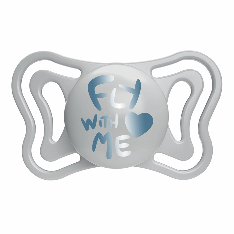 Chicco Smoczek uspokajający silikonowy PhysioForma Light niebieski 2-6 m, 2 szt.