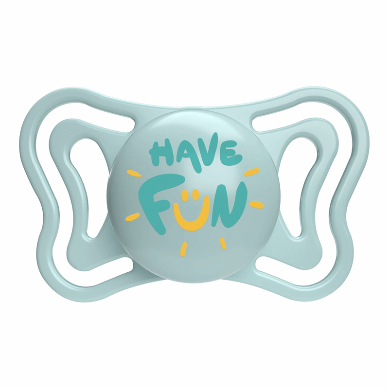 Chicco Smoczek uspokajający silikonowy PhysioForma Light niebieski 6-16 m, 2 szt.