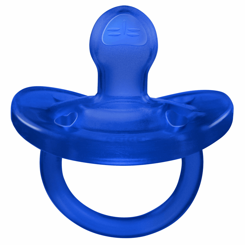 Chicco Smoczek uspokajający silikonowy PhysioForma Soft niebieski 16-36 m, 1 szt.