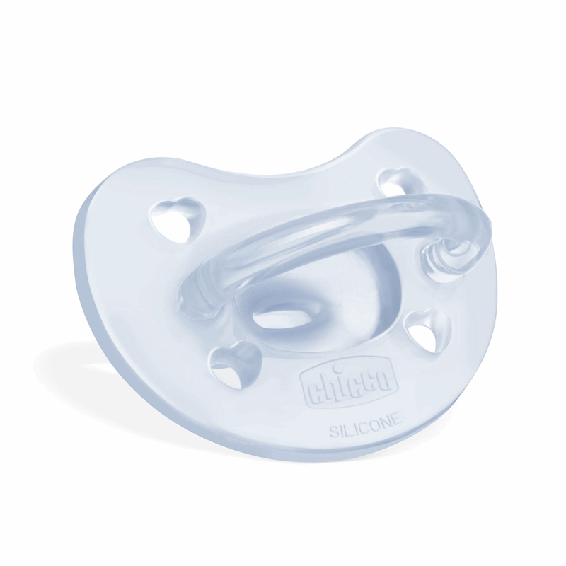 Chicco Smoczek uspokajający silikonowy PhysioForma Soft niebieski 2-6 m, 1 szt.