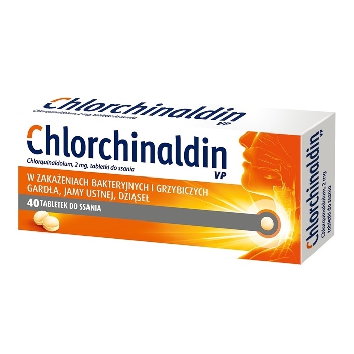Chlorchinaldin VP 2 mg tabletki do ssania, 40 szt.