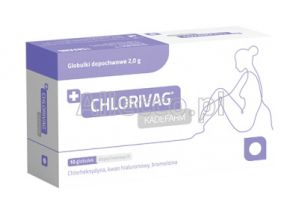 Chlorivag 2 g 10 glob.