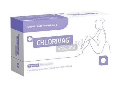 Chlorivag 2 g 10 glob.