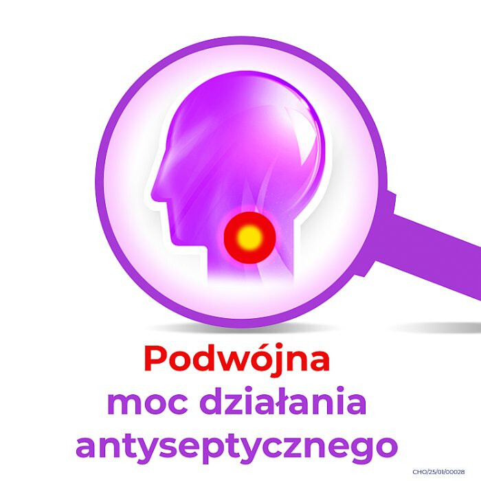 Cholinex Intense (smak jeżynowy) 20 pastylek twardych do ssania