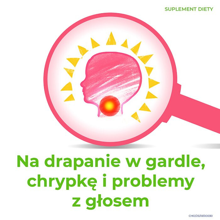 Cholinex Junior pastylki, 16 szt.