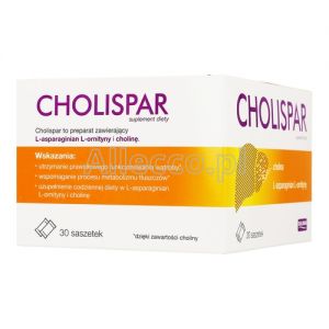 Cholispar 30 saszetek z proszkiem do sporządzenia roztworu