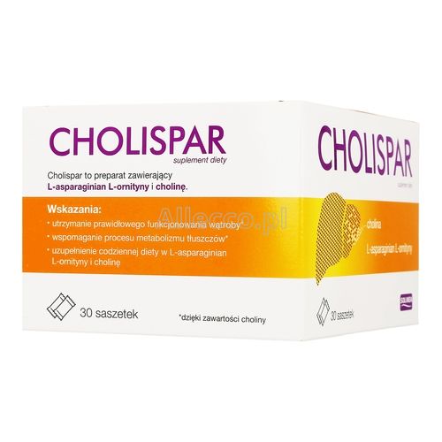 Cholispar saszetki 30 szt.