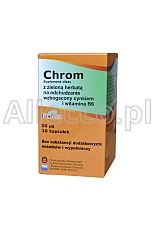 Chrom z zieloną herbatą na odchudzanie wzbogacony cynkiem i witaminą B6 30 kaps.