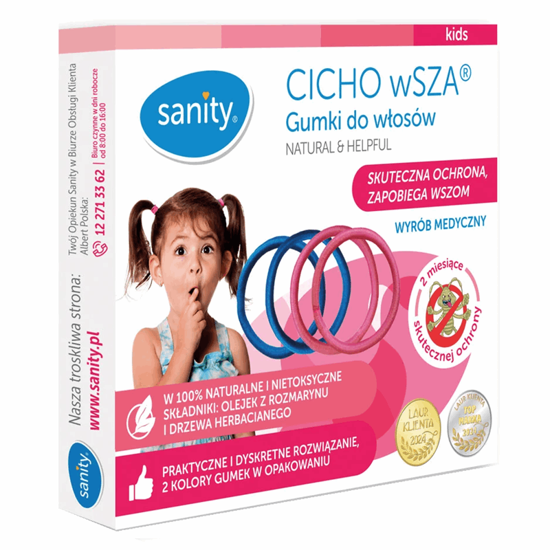 Cicho Wsza Gumki do włosów, 4 szt.