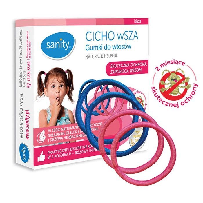 Cicho wSza gumki na wszy 4 szt.