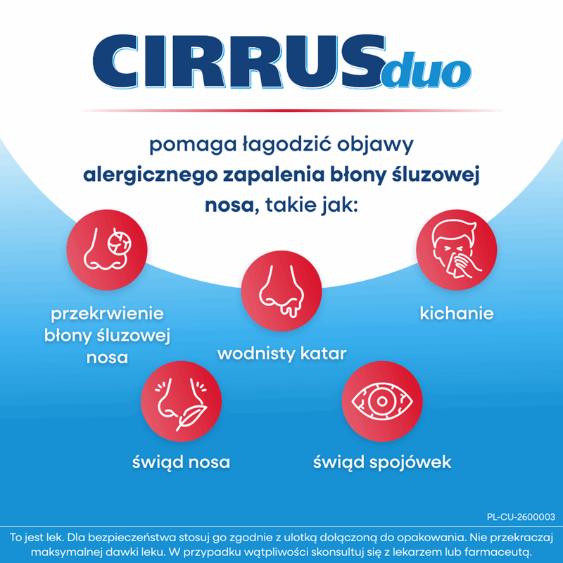 Cirrus Duo 5 mg + 120 mg 6 tabletek o przedłużonym uwalnianiu