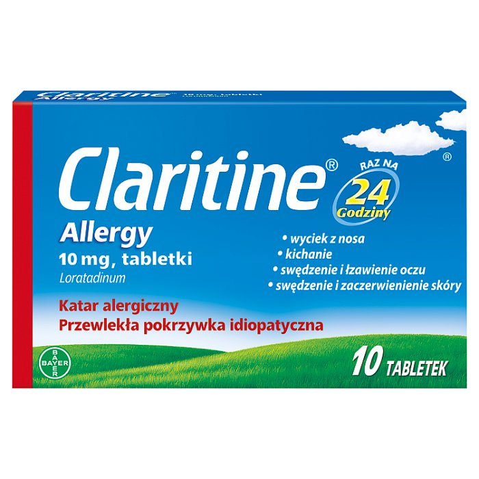 Claritine Allergy 10 mg tabletki na alergię, 10 szt.
