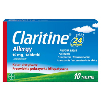 Claritine Allergy 10 mg tabletki na alergię, 10 szt.