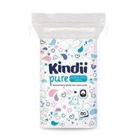 Cleanic Kindii Pure płatki kosmetyczne dla niemowląt, 60 szt.