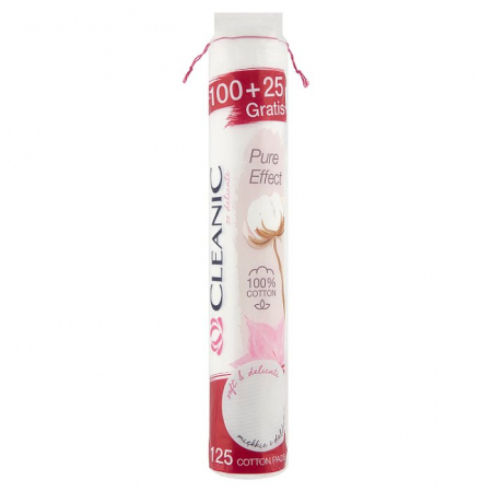 CLEANIC Płatki kosmetyczne (okrągłe) 125 szt.