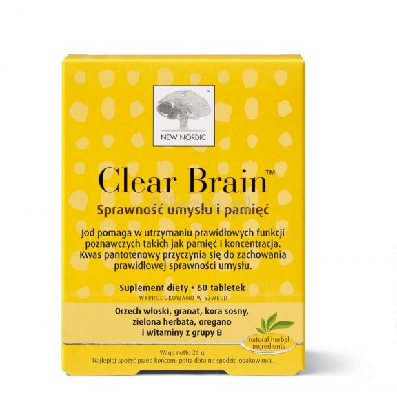 Clear Brain tabletki, 60 szt.
