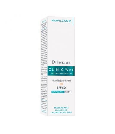 Dr Irena Eris Clinic Way nawilżający krem bb spf 50 30 ml