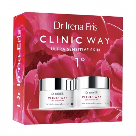 Dr Irena Eris Clinic Way Zestaw 1° krem wygładzający na dzień 50 ml + krem na noc, 50 ml