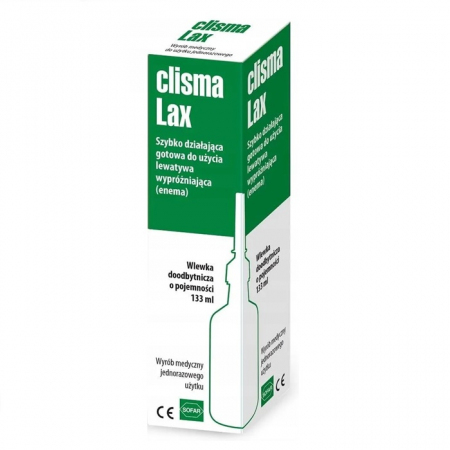 Clisma Lax lewatywa wypróżniająca jednorazowa, 133 ml